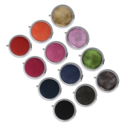 Cendrier de poche diam 4,8 cm dessus PVC coloris assortis 24/240