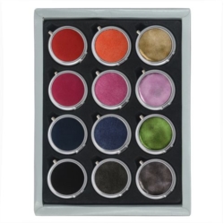Cendrier de poche diam 4,8 cm dessus PVC coloris assortis 24/240