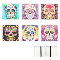 Etui pour cigarettes en métal décors Catrina 6/120