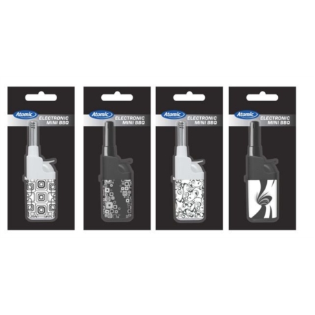 BRIQUET MINI ALLUME TOUT A GAZ SOUS BLISTER BLACK & WHITE 12/240