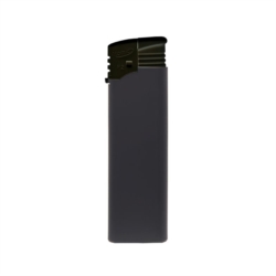 Briquet Atomic électronique rechargeable noir gomme tout noir 50/1000