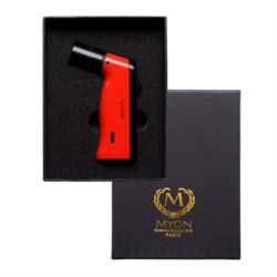 Briquet Myon 4 jet flamme pour cigare Racing edition rouge 5/50