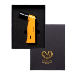 Briquet Myon 4 jet flamme pour cigare Racing edition jaune 5/50