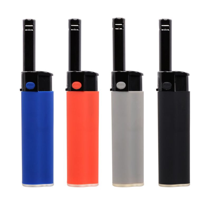 Briquet Atomic mini allume tout piézo festival Rubber assortis 24/480