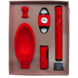 Coffret Myon 5 pièces Racing edition rouge avec briquet 1/10