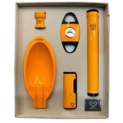 Coffret Myon 5 pièces Racing edition jaune avec briquet 1/10