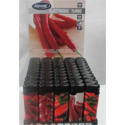 Briquet Atomic turbo decor piments 50/1000*