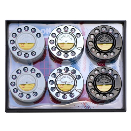 CENDRIER CADRAN TELEPHONE DIAM 9 CM 3 COLORIS 6/96*