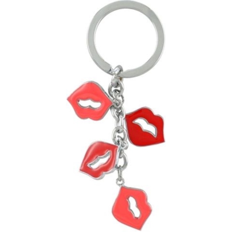 Porte clefs 4 breloques bouches 12/240*