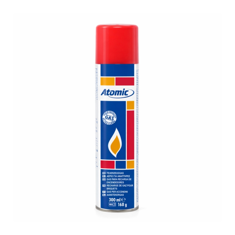 Recharge gaz Atomic métal 300 ml NF 12/72/2016