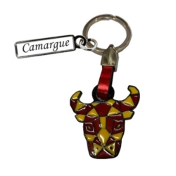 Porte clés Taureau émaillé