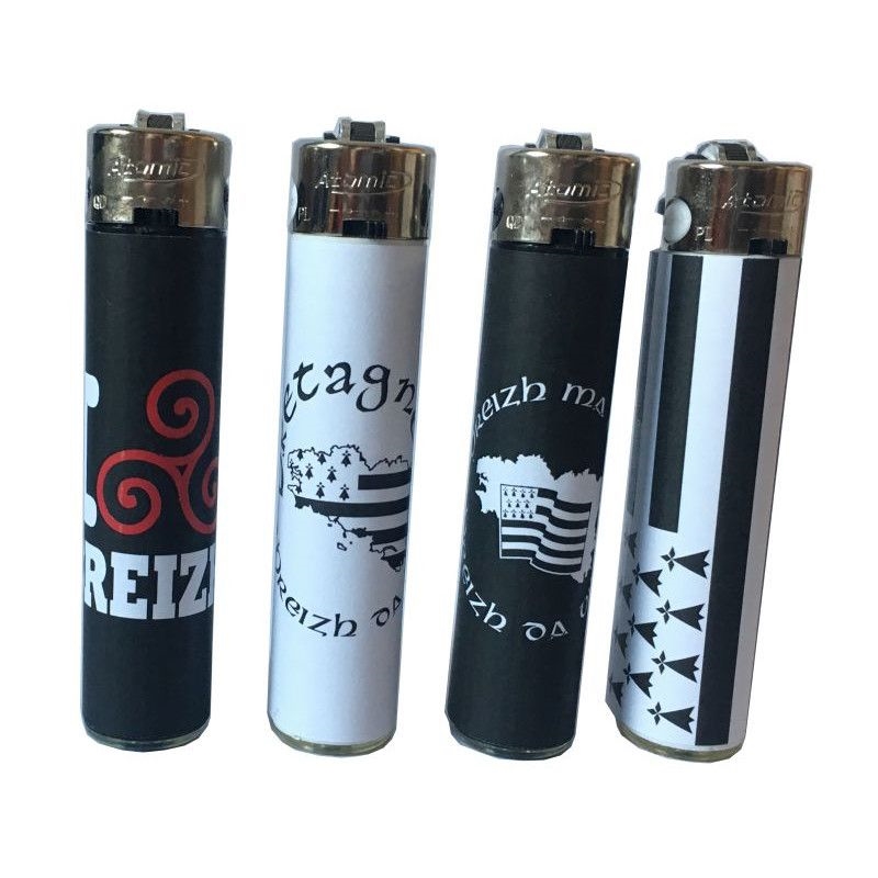 Briquet Atomic festival pierre rechargeable Bretagne /48