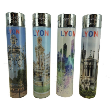 Briquet Atomic festival pierre rechargeable Lyon 1 /48