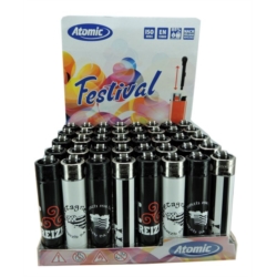 Briquet Atomic festival pierre rechargeable Bretagne /48