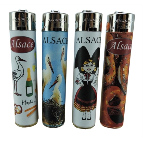 Briquet Atomic festival pierre rechargeable Alsace 2  / 48