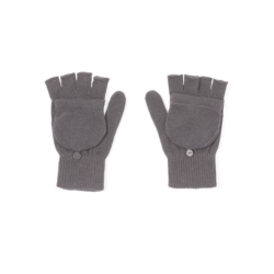 Gants adulte taille unique acrylique à rabats 2 couleurs