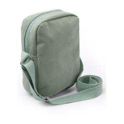 Sac bandoulière en velours côtelé 4 couleurs 14x6x19 cm 