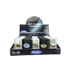 Briquet Atomic jet flamme exclusive décors Chasse 25/500