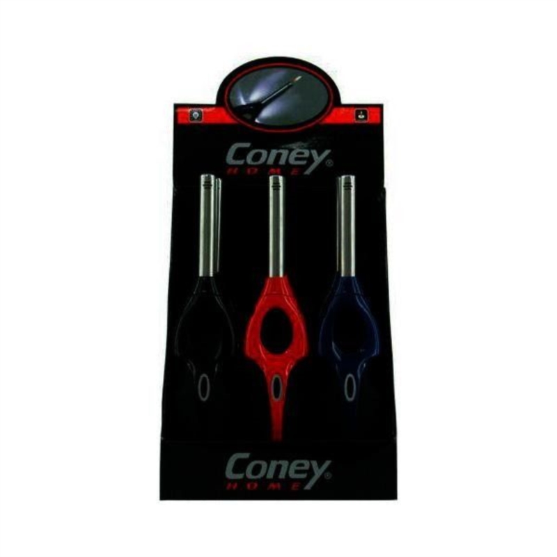 BRIQUET CONEY ALLUME TOUT A GAZ SPORTY AVEC LUMIERE ASSORTIS 12/120*
