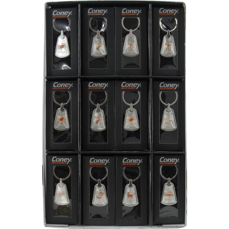 PORTE CLEFS METAL SIGNES DU ZODIAQUE 36/360*