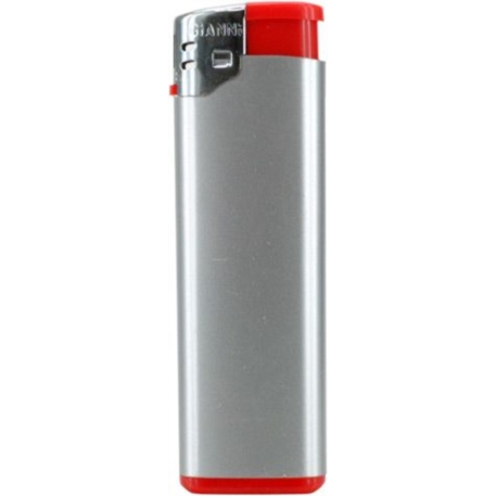 BRIQUET ATOMIC ELECTRONIQUE F3 MAXI GRIS ARGENT/TOP ROUGE 50/1000