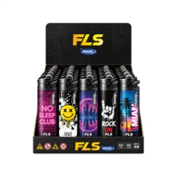 Briquet pierre FLS jetable décors Urban Vibes 25/1000