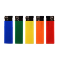 Briquet Atomic electronique flat coloris opaques assortis 50/1000