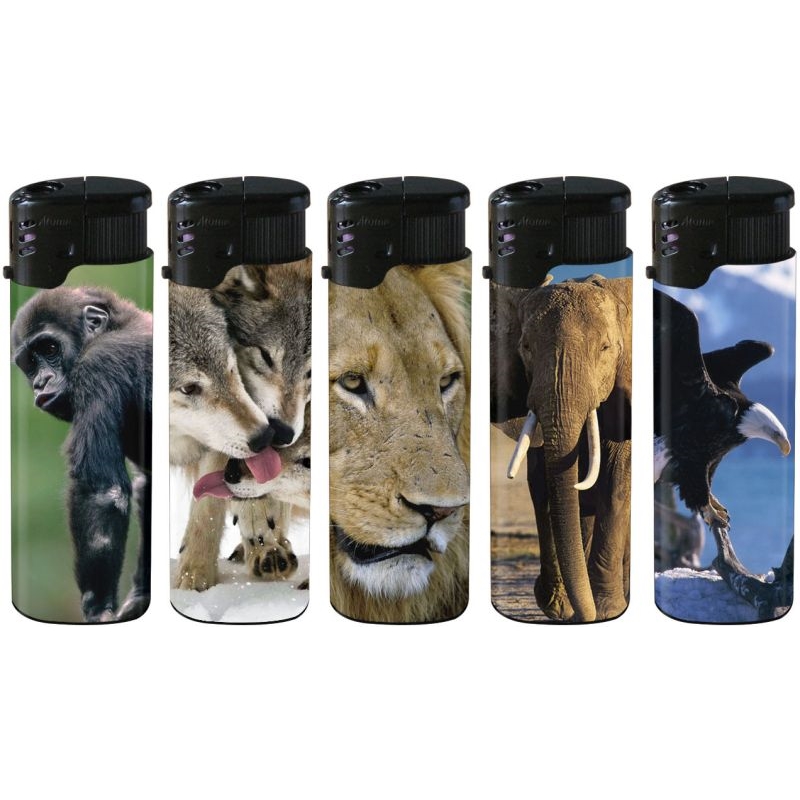 BRIQUET ATOMIC TURBO DECOR ANIMAUX SAUVAGES 50/1000*
