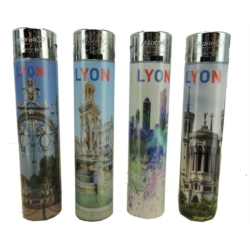 Briquet Atomic festival pierre rechargeable Lyon 1 /48