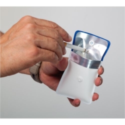 Cendrier de poche pochette PVC intérieur aluminium ignifugé 5 coloris