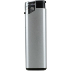 BRIQUET ATOMIC ELECTRONIQUE F3 MAXI GRIS ARGENT/TOP NOIR 50/1000