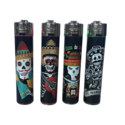 Briquet atomic festival pierre rechargeable décors Catrina sombrer/48