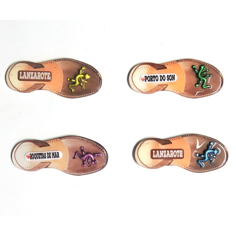 Magnet acrylique forme sandales doming personnalisable