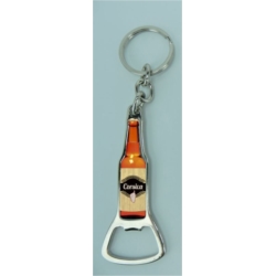 Porte-clés ouvre bouteille forme bouteille décors Corse 