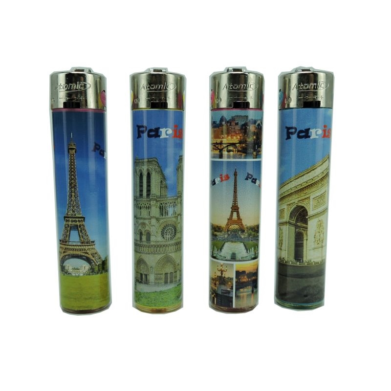 Briquet Atomic festival pierre rechargeable decors paris monu48/1152