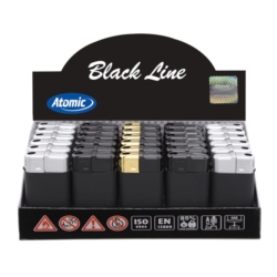 Briquet Atomic MAXX turbo Black line rubber 30/600