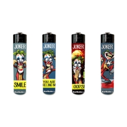 Briquet Atomic festival pierre rechargeable décors Joker 48/1152