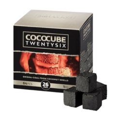 Charbon naturel coco pour narguilé 1 kg cubes en boite 20/840