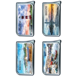 Briquet Atomic Colton avec doming décors Bretagne paysage