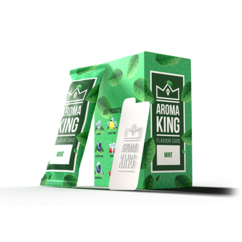 Carte aromatique AROMA KING parfum menthe poivrée 25/1000/48000