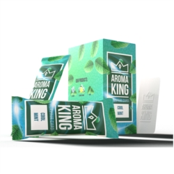 Carte aromatique AROMA KING parfum menthe fraiche 25/1000/48000