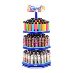 Tour pour briquets festival bleue 3 étages 144 pcs 1/1