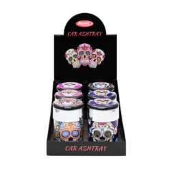 Cendrier de voiture Lampe LED 6 décors La Catrina 6/72