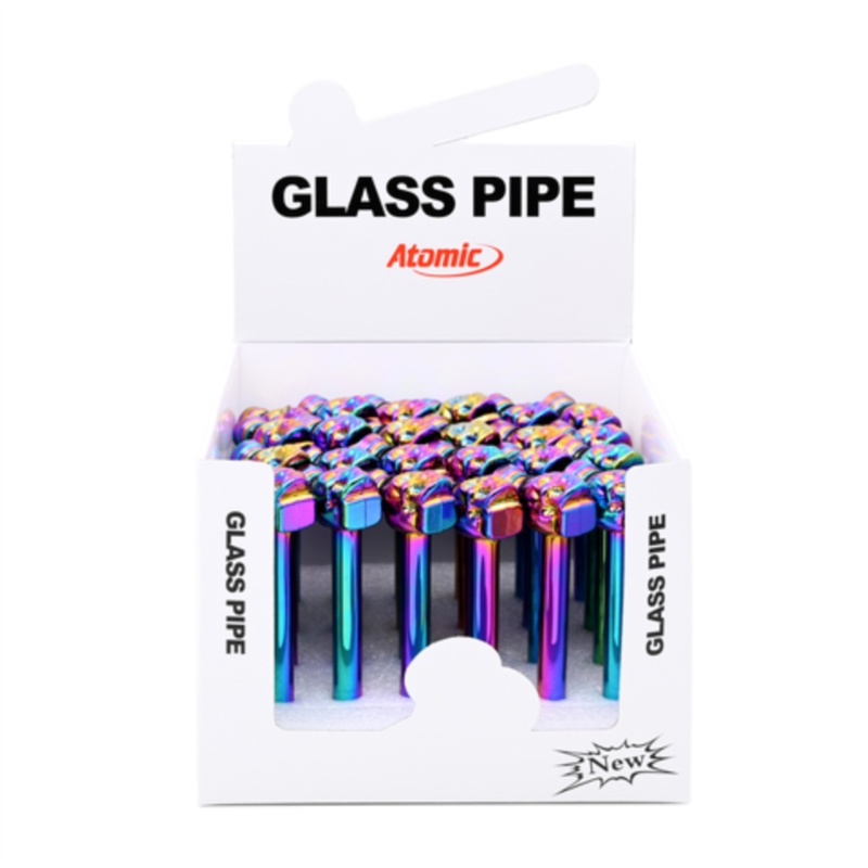 Pipe à tabac en verre rainbow tête de mort 24/288