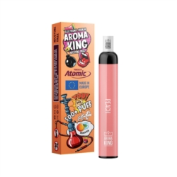 E-Shisha jetable zéro nicotine 500 bouffées parfum Pêche 10/600