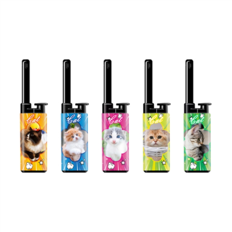 Briquet Atomic mini allume tout piézo décors Chats 25/500