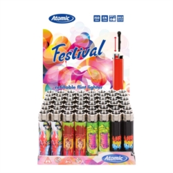 Briquet Atomic festival pierre rechargeable decors urban 48/1152