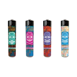 Briquet Atomic festival pierre rechargeable décors Tiki 24/576