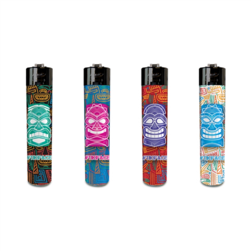 Briquet Atomic festival pierre rechargeable décors Tiki 24/576