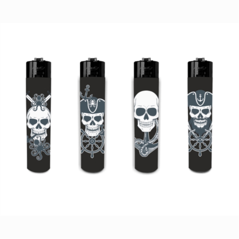 Briquet Atomic festival pierre rechargeable décors Pirates 24/576